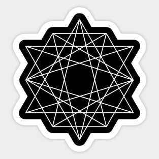 geometric shape design Sticker